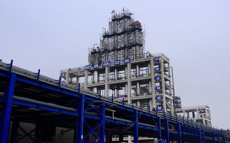 陝西天宏 1250 噸/年多晶矽項目安裝工程